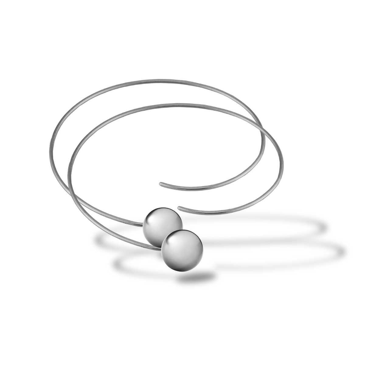 Perlohrschmuck Helix Durchmesser 40 mm