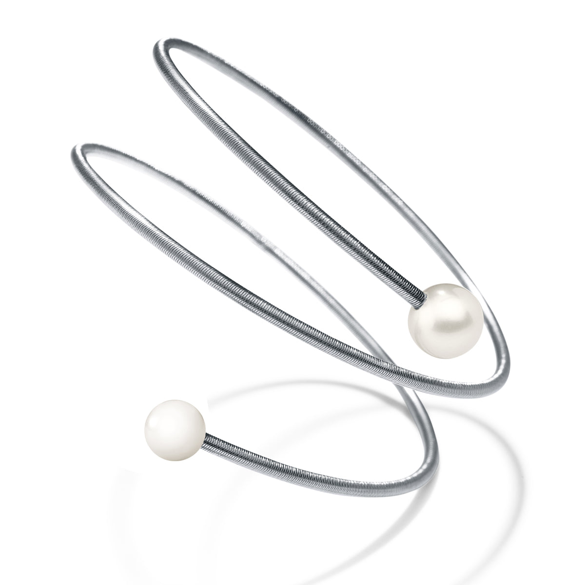 TWISTER Armreif DOUBLE, Edelstahl