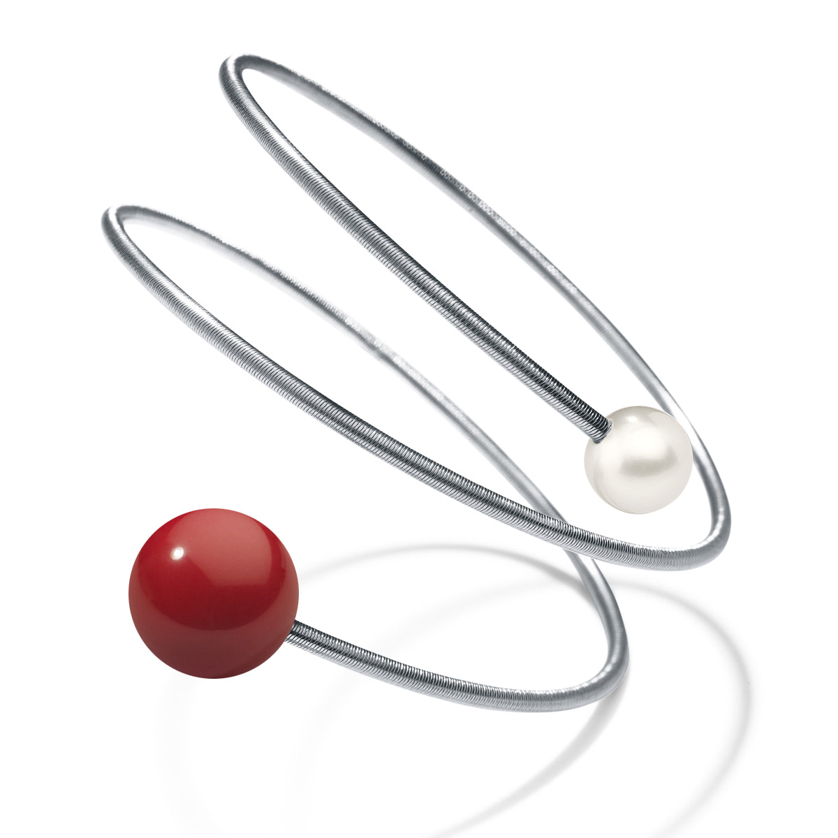 TWISTER Armreif DOUBLE, Edelstahl