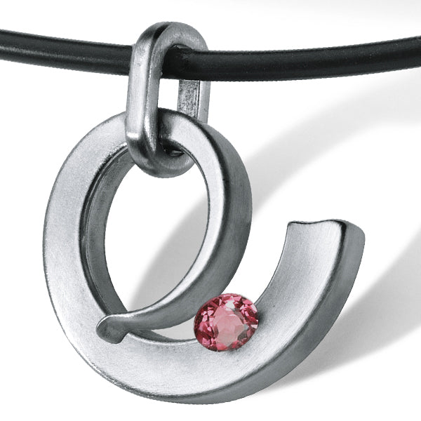 Farbedelsteinanhänger MUSICUS Edelstahl ohne Collier