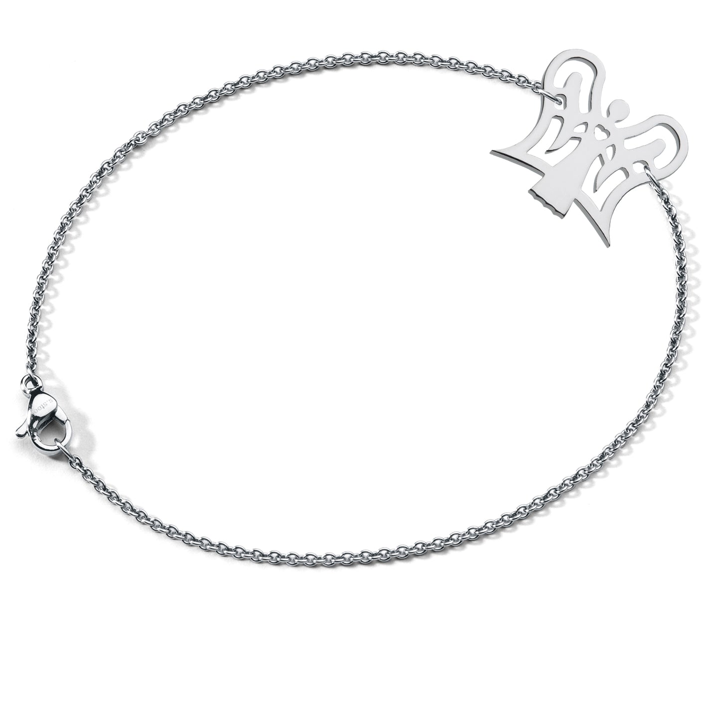 FORTUNA Armband - Engel, mit elastischem Textilband zum problemlosen an- und ausziehen