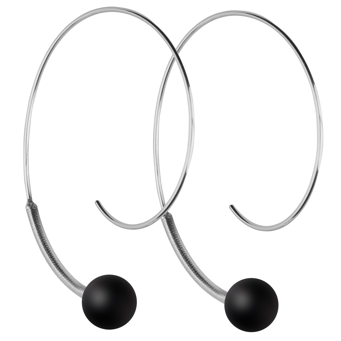 Perlohrschmuck TWISTER HELIX Durchmesser 40 mm