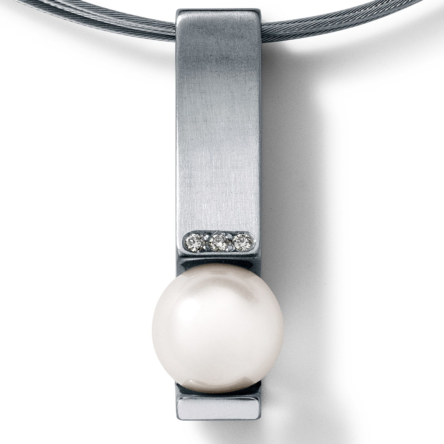 Perlanhänger VICTORY DUCK, Edelstahl ohne Collier