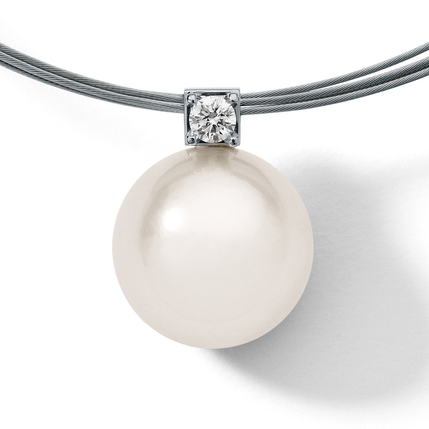 Perlanhänger PRINCESS, Edelstahl ohne Collier