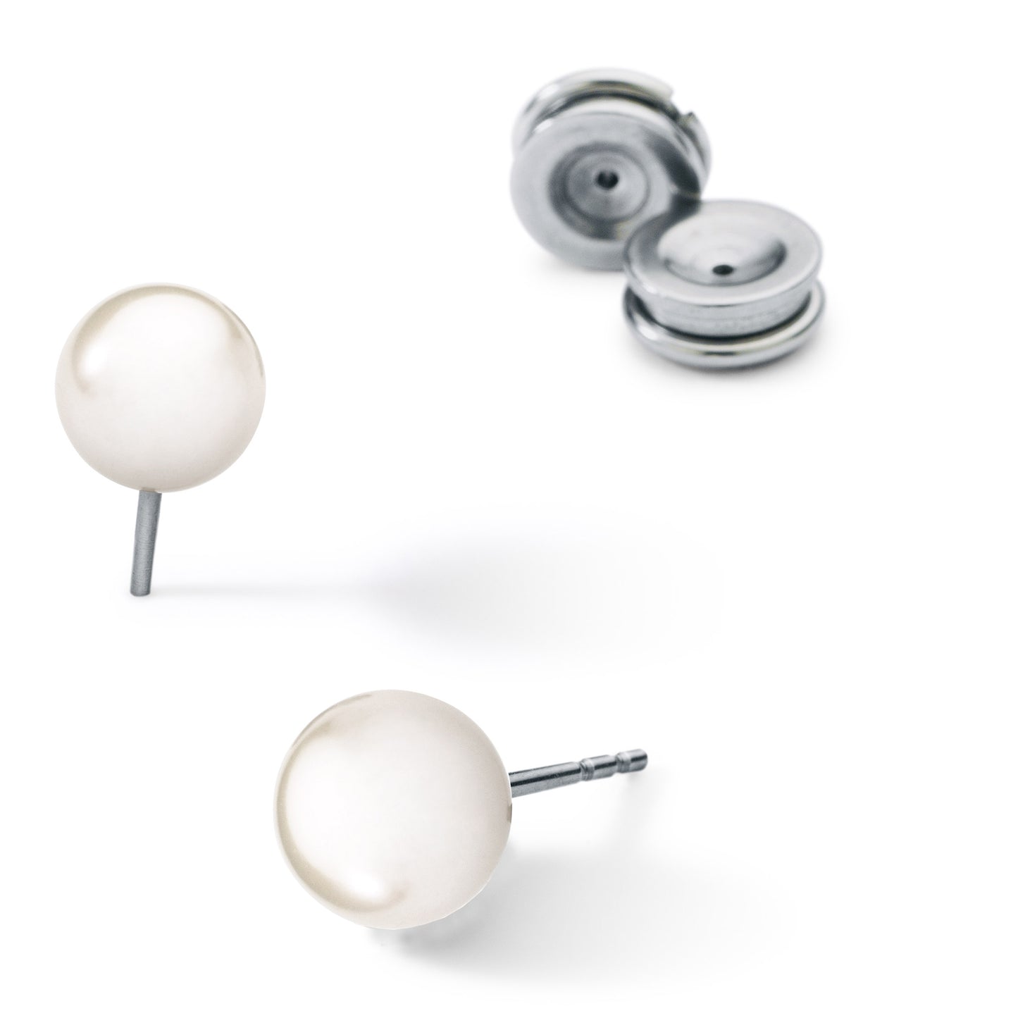 Perlohrstecker HUMPHREY Tahitiperlen oder Süßwasserperlen, Edelstahl