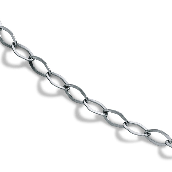 Rautenkette aus Edelstahl