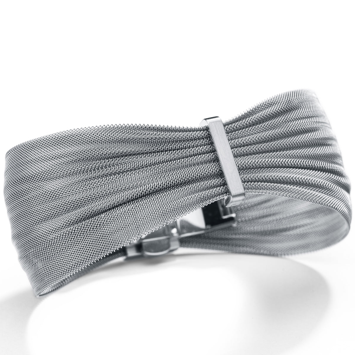 Armband Milanese mit Steg gerafft