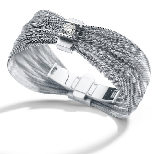 Armband Milanese mit ONE Carat Lab diamond